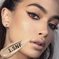 Professional Full Coverage Liquid Foundation Face Base Makeup Natural Color Concealer Whitening Lasting Primer Makeup