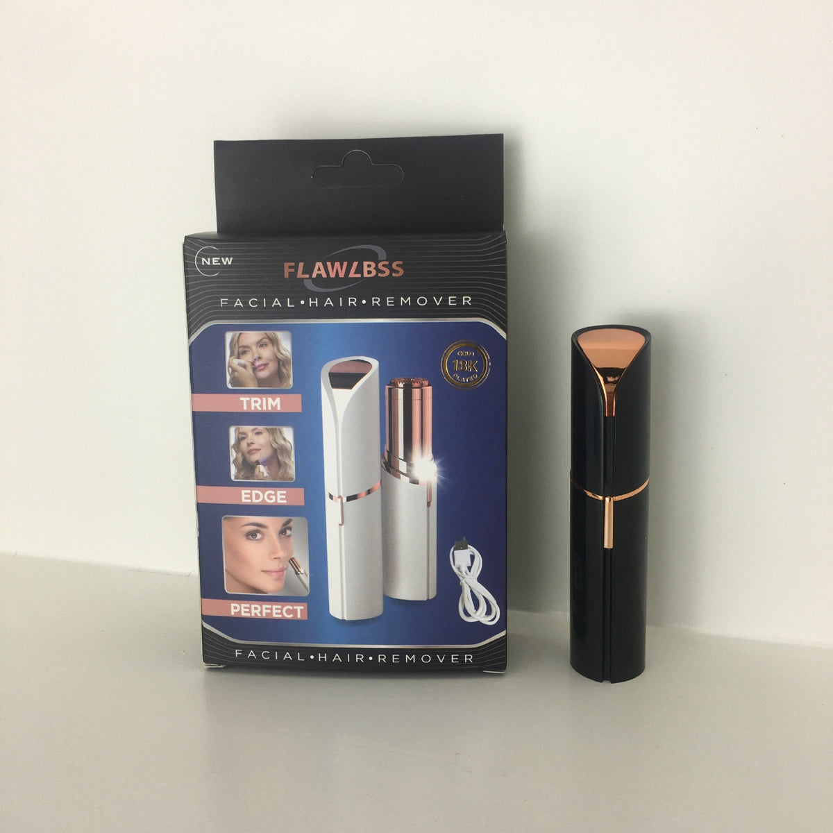 Lipstick eyebrow trimmer, women's shaver, hair remover, electric eyebrow trimmer, charging eyebrow trimmer, hair scraper