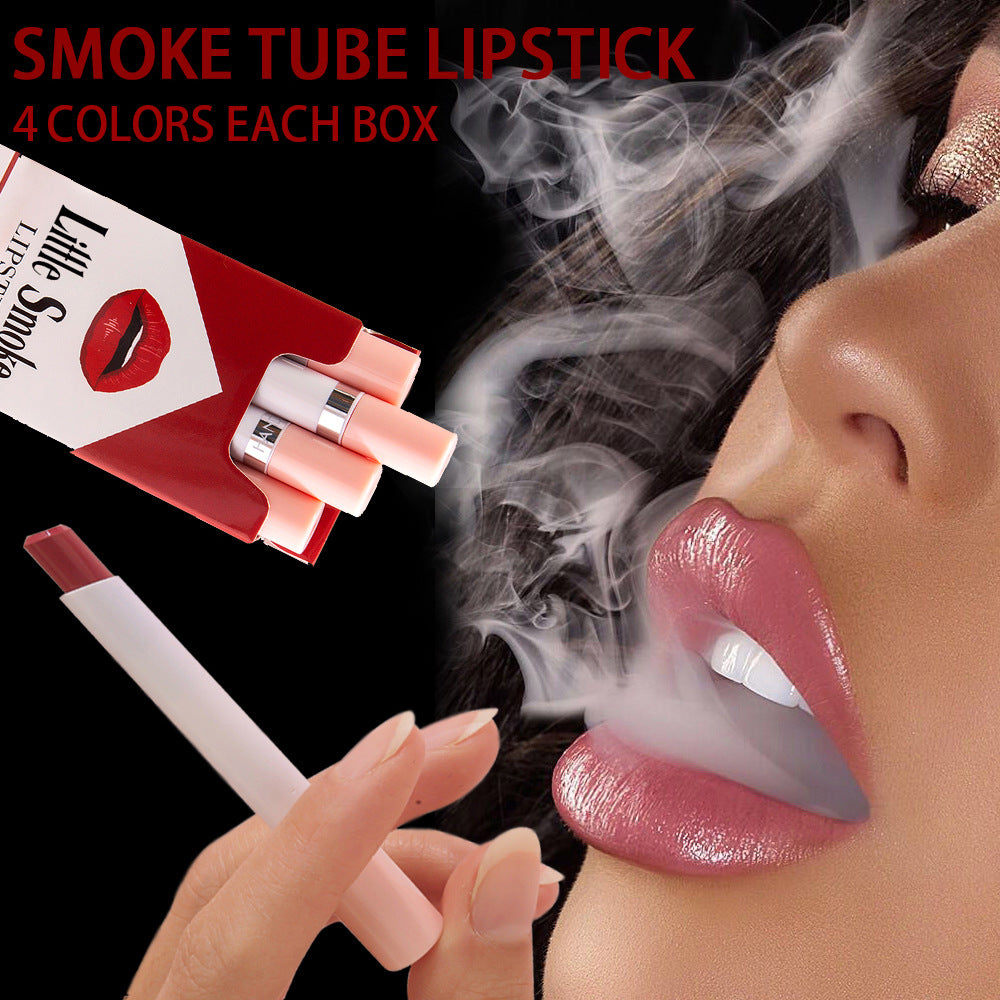 HANDAIYAN Cigarette Lipstick Set of 4 Matte Velvet Matte Lipstick Lipstick