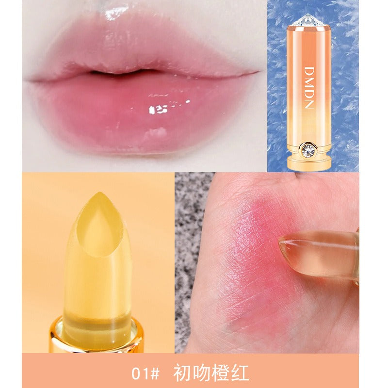 DMDN Star Fantasy Diamond Crystal Jelly Lipstick color-changing lipstick non-fading non-stick cup waterproof lip balm